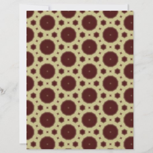 Dark Red design scrapbooking paper (裏面)