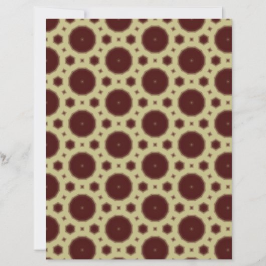 Dark Red design scrapbooking paper (正面)