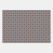 Dark Red Masculine Set ラッピングペーパーシート (正面3)