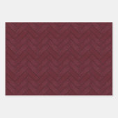 Dark Red Masculine Set ラッピングペーパーシート (正面2)
