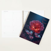 Dark Red Rose Planner プランナー手帳 (ディスプレー)