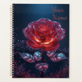 Dark Red Rose Planner プランナー手帳 (正面)