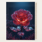 Dark Red Rose Planner プランナー手帳 (裏面)