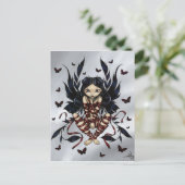 「Dark Ribbon Fairy」はがき ポストカード (スタンド正面)