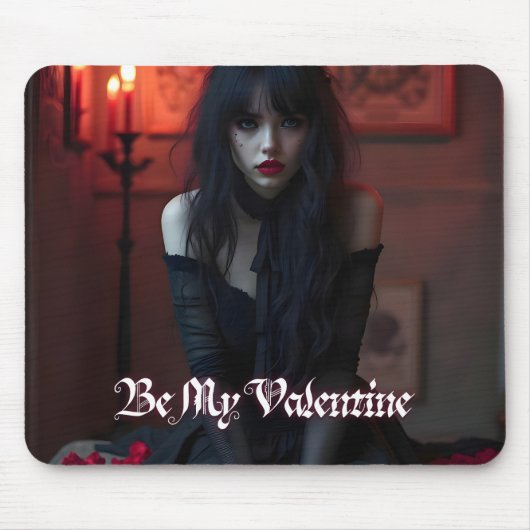 Dark Romanceで私のバレンタイン マウスパッド (正面)