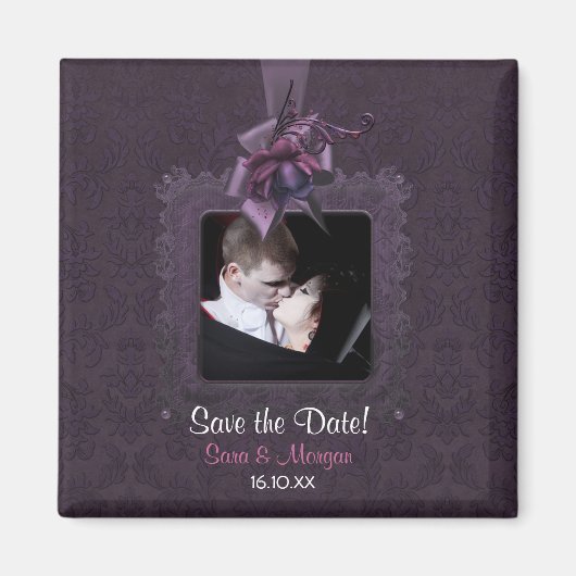 Dark Romance日付を保存 マグネット (正面)