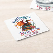 Dark Romance Readers.... スクエアペーパーコースター (アングル)