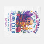 Dark Romance Readers....  フリースブランケット (正面(横))