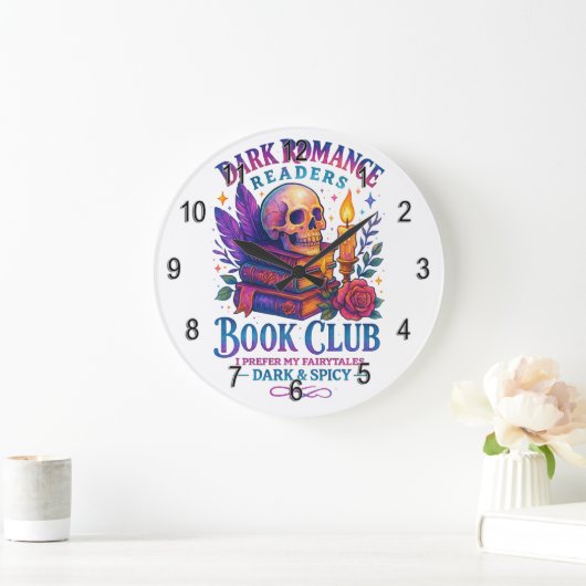 Dark Romance Readers.... ラージ壁時計 (ホーム)