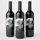 Dark Romance "Till Death Do Us Part" Ghostly Rose ワインラベル (ボトル)
