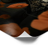  Dark Romantic Crow Motif ポスター (コーナー)