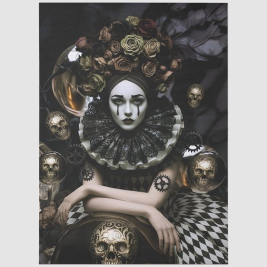 Dark Romantic Decoupage Designs 薄葉紙 (正面)