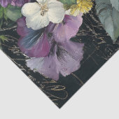 Dark Romantic Floral Bouquet Decoupage 薄葉紙 (詳細)