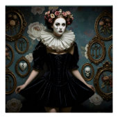 Dark Romantic Gothic Design ポスター (正面)