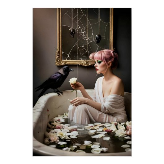 Dark Romantic Gothic Design ポスター (正面)