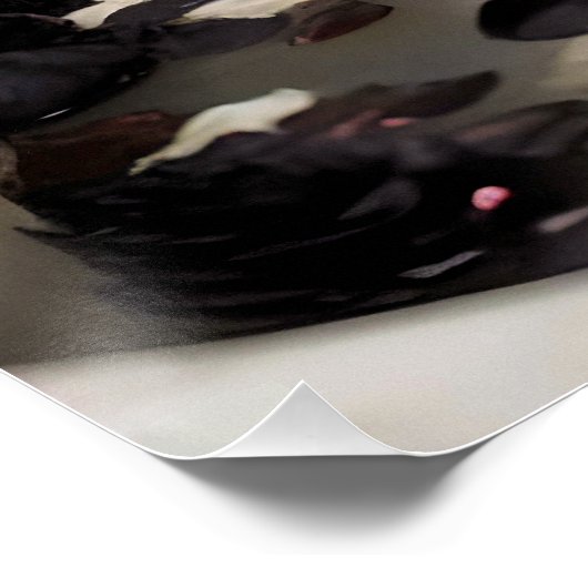 Dark Romantic Gothic Design ポスター (コーナー)