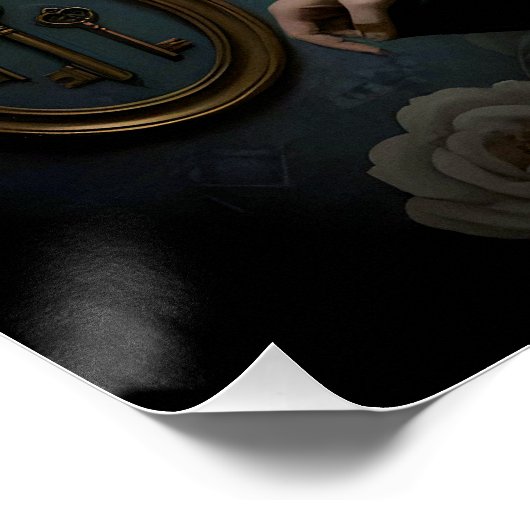 Dark Romantic Gothic Design ポスター (コーナー)