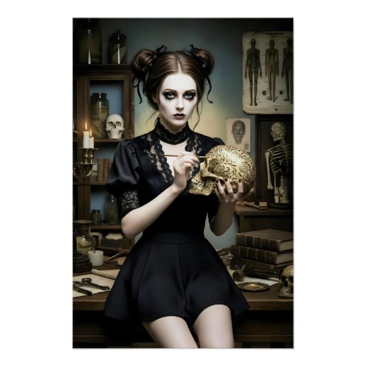 Dark Romantic Gothic Design ポスター (正面)