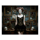 Dark Romantic Gothic Design ポスター (正面)