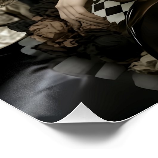 Dark Romantic Gothic Design ポスター (コーナー)