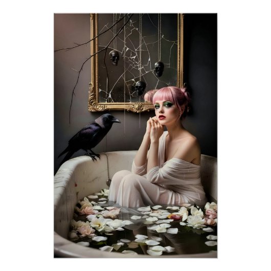 Dark Romantic Gothic Design ポスター (正面)