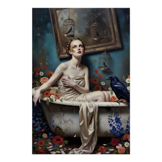 Dark Romantic Gothic Design ポスター (正面)