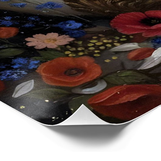 Dark Romantic Gothic Design ポスター (コーナー)