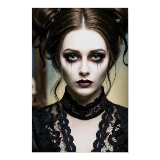 Dark Romantic Gothic Design ポスター (正面)