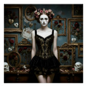 Dark Romantic Gothic Design ポスター (正面)