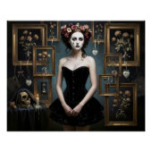 Dark Romantic Gothic Design ポスター (正面)