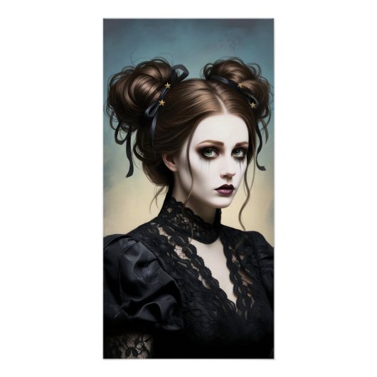 Dark Romantic Gothic Design ポスター (正面)