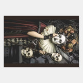 Dark Romantic Gothic Design ラッピングペーパーシート (正面2)