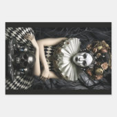 Dark Romantic Gothic Design ラッピングペーパーシート (正面)