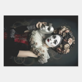 Dark Romantic Gothic Design ラッピングペーパーシート