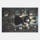 Dark Romantic Gothic Design ラッピングペーパーシート (正面2)