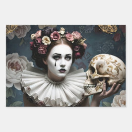 Dark Romantic Gothic Design ラッピングペーパーシート