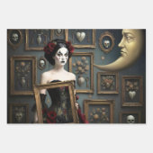 Dark Romantic Gothic Design ラッピングペーパーシート (正面2)