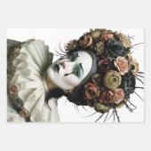 Dark Romantic Gothic Design ラッピングペーパーシート (正面)