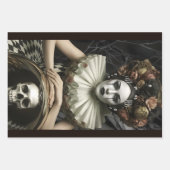 Dark Romantic Gothic Design ラッピングペーパーシート (正面3)