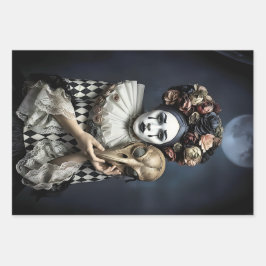 Dark Romantic Gothic Design ラッピングペーパーシート