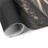 Dark Romantic Gothic Design ラッピングペーパー (ロールコーナー)