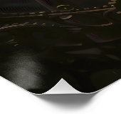 Dark Romantic Raven Motif ポスター (コーナー)