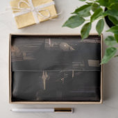 Dark Romantic Raven Motif 薄葉紙 (ギフト)