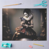 Dark Romantic Raven Motif 薄葉紙 (クラフト)