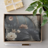 Dark Romantic Woman Portrait Decoupage 薄葉紙 (ギフト)