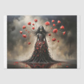 Dark Rose Siren Decoupage 薄葉紙 (正面)