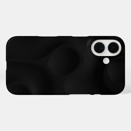 Dark Sculpted Minimal Matte Phone Case Case-Mate iPhoneケース (裏面 (横))
