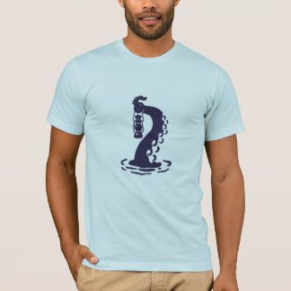 Dark Sea Monster Tentacle Holding Lantern – Gothic Tシャツ