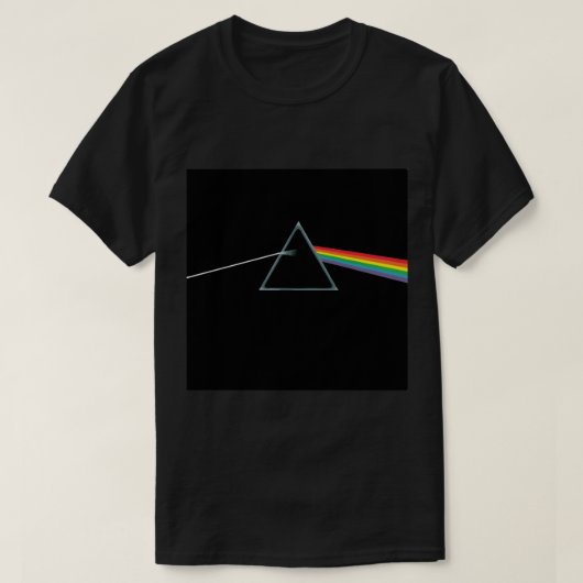 Dark Side of the Moon Album Cover Art Print Tシャツ (デザイン正面)