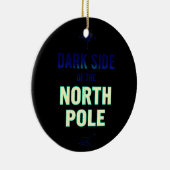 Dark Side of the North Pole | Funny Goth Christmas セラミックオーナメント (右)